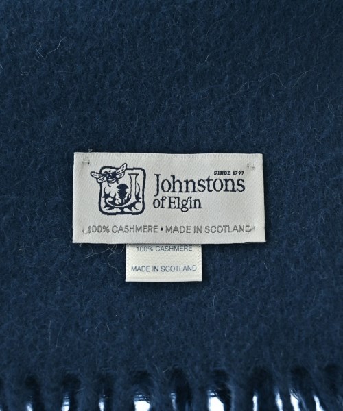 Johnstons of Elgin（ジョンストンズオブエルガン）マフラー 青 サイズ:- レディース/2200703668172