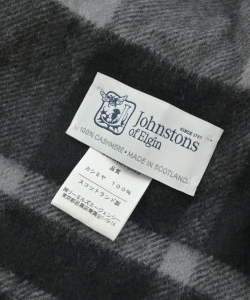 Johnstons of Elgin（ジョンストンズオブエルガン）マフラー グレー サイズ:- メンズ/2200702393235