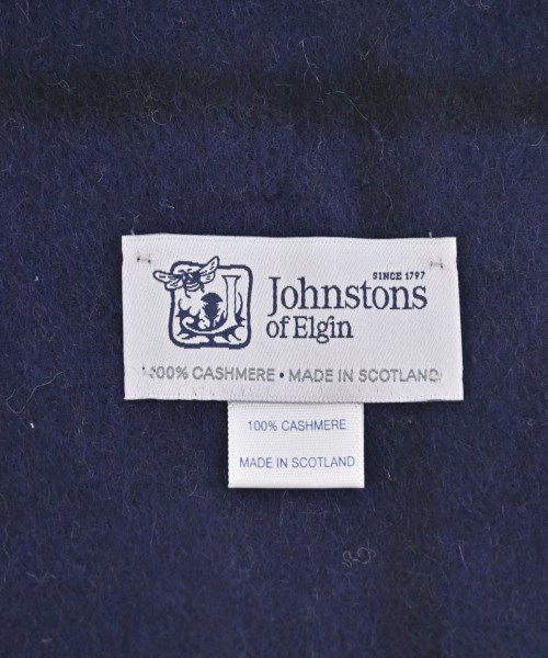 Johnstons of Elgin（ジョンストンズオブエルガン）ストール 紺 サイズ:- レディース/2200704432178