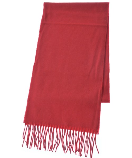 Johnstons of Elgin(ジョンストンズオブエルガン)マフラー 赤 サイズ:-/2200663363094