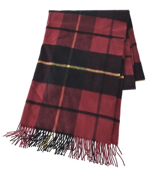 Johnstons of Elgin(ジョンストンズオブエルガン)マフラー 赤 サイズ:-/2200669259087