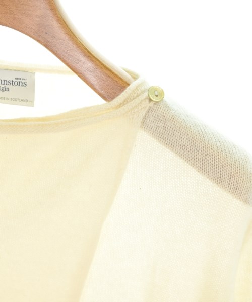 Johnstons of Elgin（ジョンストンズオブエルガン）ニット・セーター 白 サイズ:S レディース/2200667901179