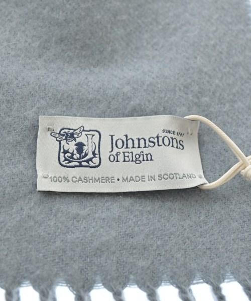 Johnstons of Elgin（ジョンストンズオブエルガン）マフラー 青 サイズ:- メンズ/2200725222109