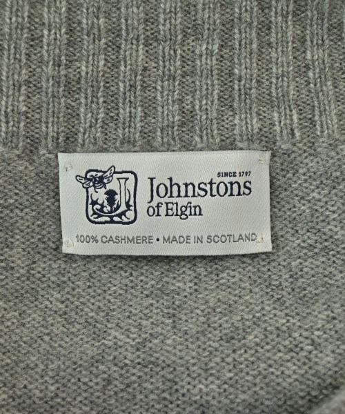 Johnstons of Elgin（ジョンストンズオブエルガン）ニット・セーター グレー サイズ:S-M レディース/2200733214035