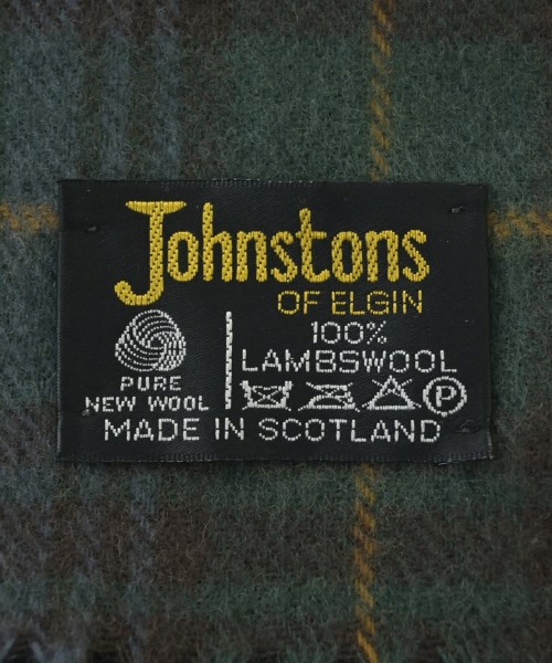 Johnstons of Elgin（ジョンストンズオブエルガン）マフラー 緑 サイズ:- レディース/2200716557265