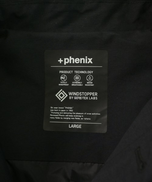 phenix（フェニックス）ステンカラーコート 黒 サイズ:L メンズ/2200641519024