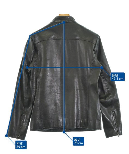 RIVORA（リヴォラ）ライダース 黒 サイズ:L メンズ/2200636417250