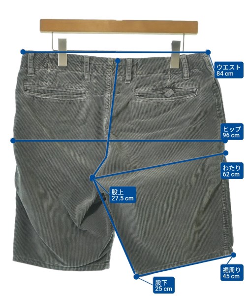 ORIGINAL PAPERBACKS（オリジナルペーパーバックス）ショートパンツ グレー サイズ:30(M位) メンズ/2200648494102