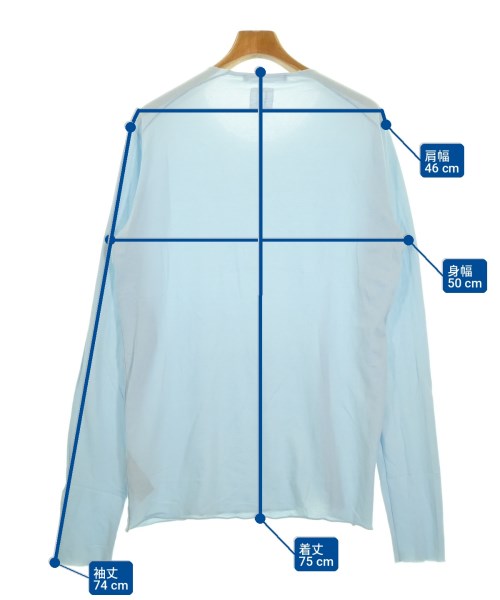 hannes roether（ハンンスルザー）Tシャツ・カットソー 青 サイズ:M メンズ/2200720372229