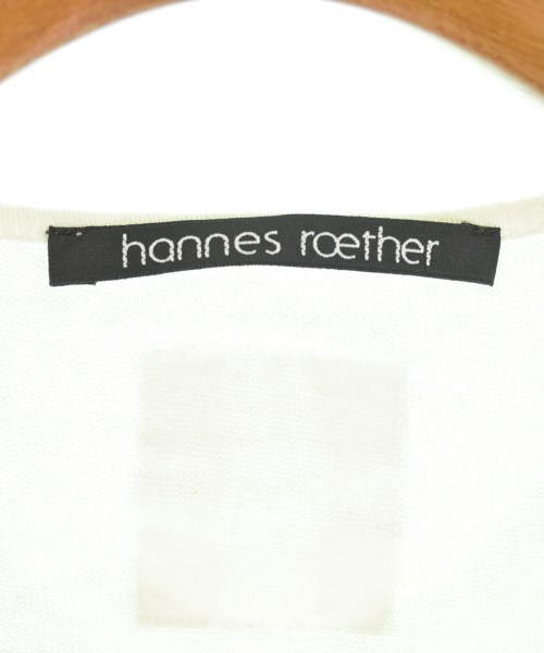 hannes roether（ハンンスルザー）Tシャツ・カットソー 白 サイズ:M メンズ/2200720372311