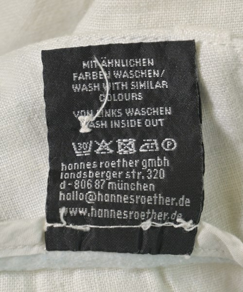 hannes roether（ハンンスルザー）その他 白 サイズ:M メンズ/2200720372526