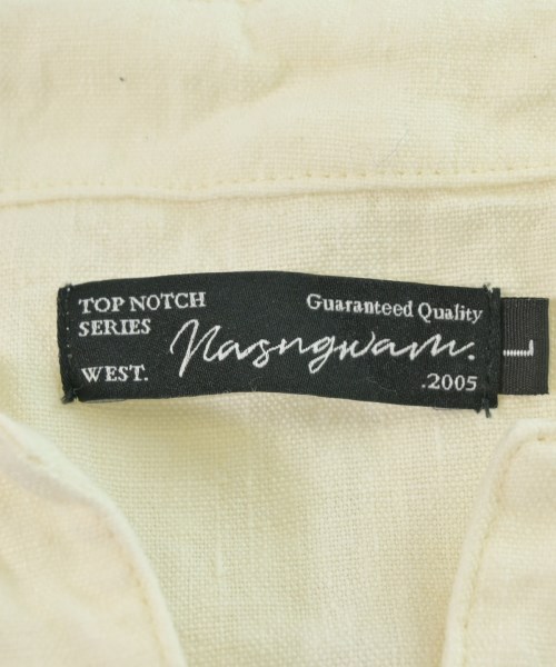 Nasngwam（ナスングワム）Tシャツ・カットソー 白 サイズ:L メンズ/2200675663328