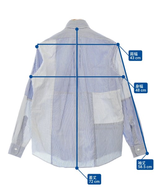 NICK WOOSTER（ニックウースター）カジュアルシャツ 青 サイズ:S メンズ/2200610037276