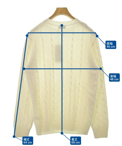 morgano（モルガノ）ニット・セーター 白 サイズ:50(M位) メンズ/2200633858896