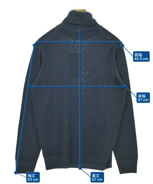 morgano（モルガノ）ニット・セーター 紺 サイズ:50(M位) メンズ/2200633858902