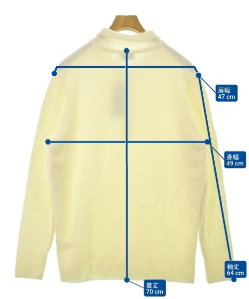 morgano（モルガノ）ニット・セーター 白 サイズ:50(M位) メンズ/2200633858926