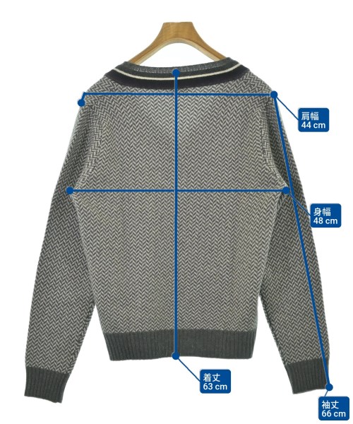 morgano（モルガノ）ニット・セーター グレー サイズ:46(XS位) メンズ/2200633858940