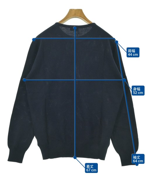 morgano（モルガノ）ニット・セーター 紺 サイズ:52(L位) メンズ/2200633858971