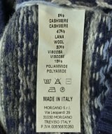 morgano（モルガノ）ニット・セーター 青 サイズ:50(M位) メンズ/2200633859114