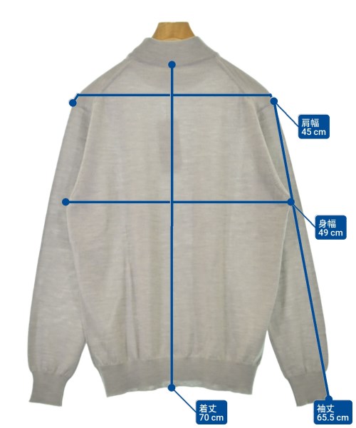 morgano（モルガノ）ニット・セーター グレー サイズ:50(M位) メンズ/2200633859206