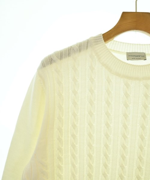 morgano（モルガノ）ニット・セーター 白 サイズ:50(M位) メンズ/2200633859220