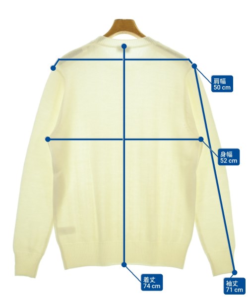 morgano（モルガノ）ニット・セーター 白 サイズ:50(M位) メンズ/2200633859220