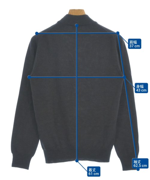 morgano（モルガノ）ニット・セーター グレー サイズ:44(XXS位) メンズ/2200633336059