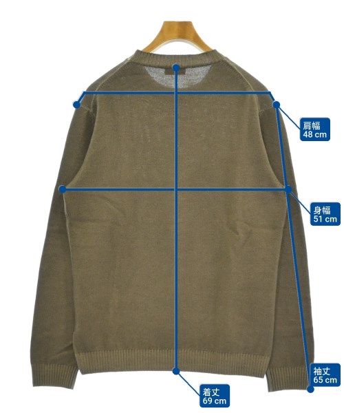 morgano（モルガノ）ニット・セーター 茶 サイズ:52(L位) メンズ/2200619432010