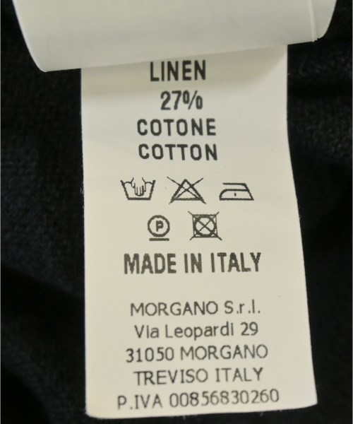 morgano（モルガノ）Tシャツ・カットソー 紺 サイズ:44(XXS位) メンズ/2200699224017