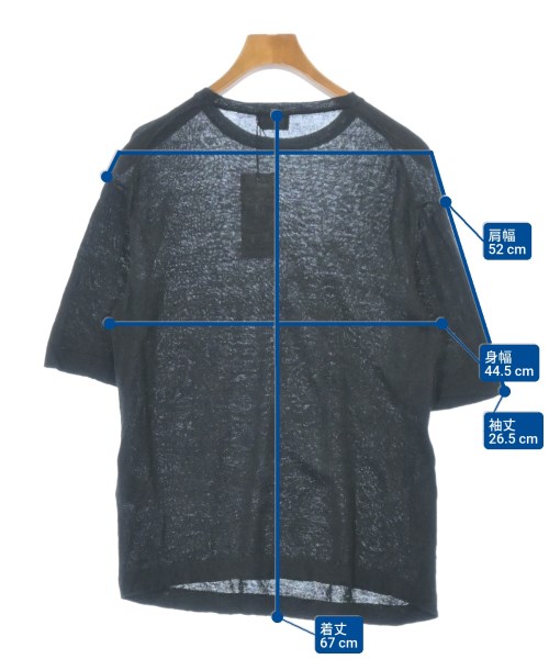 morgano（モルガノ）Tシャツ・カットソー 紺 サイズ:44(XXS位) メンズ/2200699224017