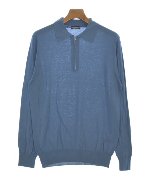 morgano(モルガノ)ニット・セーター 青 サイズ:50(M位)/2200650689046