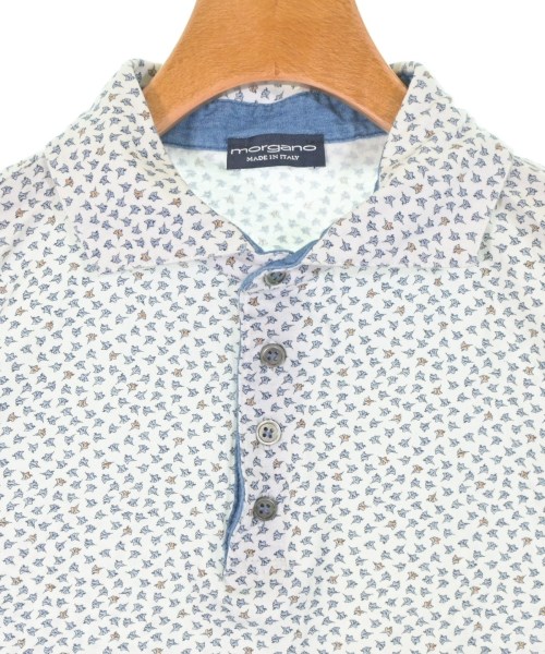 morgano（モルガノ）ポロシャツ 白 サイズ:M メンズ/2200672208065