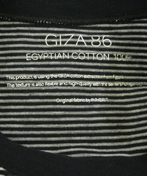 GIZA（ギザ）Tシャツ・カットソー 黒 サイズ:M メンズ/2200681978041