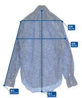 MOSCA（モスカ）カジュアルシャツ 青 サイズ:S メンズ/2200648279242