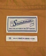 Soundman（サウンドマン）カジュアルシャツ オレンジ サイズ:38(S位) メンズ/2200515634532