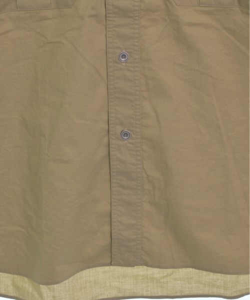Soundman（サウンドマン）カジュアルシャツ ベージュ サイズ:38(M位) メンズ/2200462507194