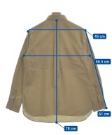 Soundman（サウンドマン）カジュアルシャツ ベージュ サイズ:38(M位) メンズ/2200462507194