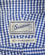 Soundman（サウンドマン）カジュアルシャツ 青 サイズ:36(XS位) メンズ/2200610070037