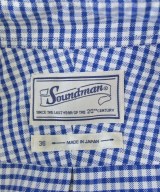 Soundman（サウンドマン）カジュアルシャツ 青 サイズ:36(XS位) メンズ/2200610070044