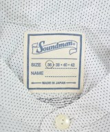 Soundman（サウンドマン）カジュアルシャツ 白 サイズ:36(XS位) メンズ/2200610070150