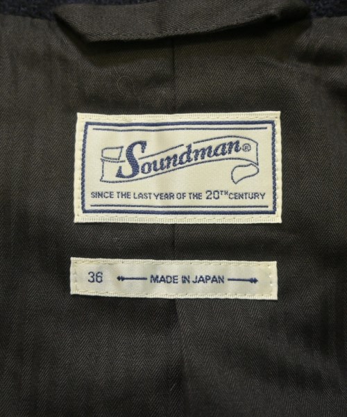 Soundman（サウンドマン）カジュアルジャケット 紺 サイズ:36(XS位) メンズ/2200647901014