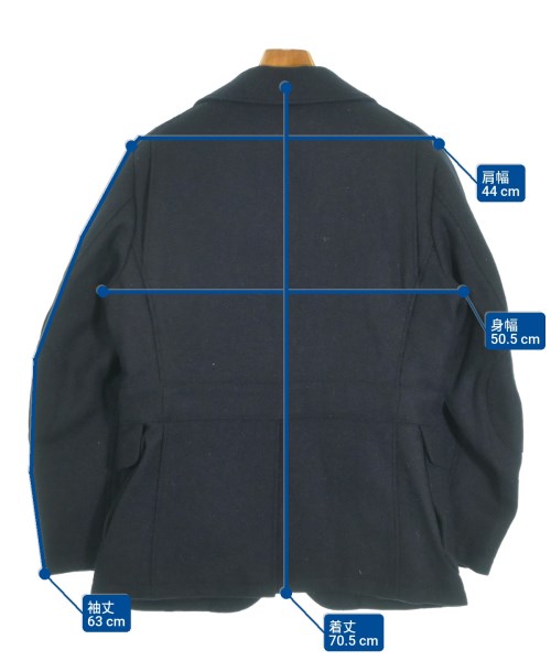 Soundman（サウンドマン）カジュアルジャケット 紺 サイズ:36(XS位) メンズ/2200647901014