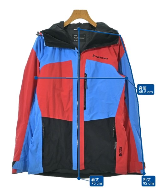 PeakPerformance（ピークパフォーマンス）マウンテンパーカー 青 サイズ:S メンズ/2200658054044