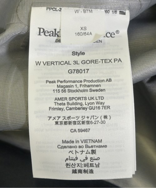 PeakPerformance（ピークパフォーマンス）その他 黒 サイズ:XS レディース/2200723388272