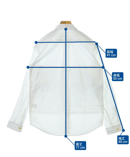 dip ltd（ディップリミテッド）カジュアルシャツ 白 サイズ:S メンズ/2200642620057