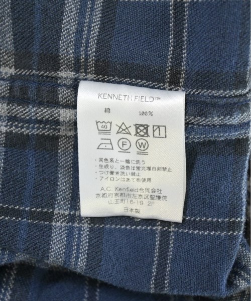 KENNETH FIELD（ケネスフィールド）カジュアルシャツ 紺 サイズ:XL メンズ/2200548310069