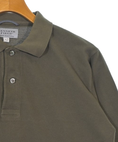 KENNETH FIELD（ケネスフィールド）ポロシャツ カーキ サイズ:S メンズ/2200663381067