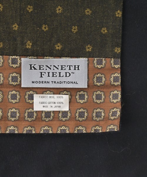 KENNETH FIELD（ケネスフィールド）マフラー 茶 サイズ:- メンズ/2200667385122