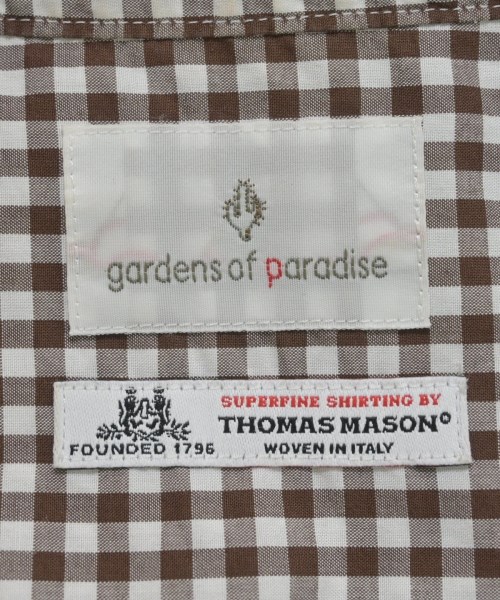 gardens of paradise（ガーデンズオブパラダイス）シャツワンピース 茶 サイズ:00(XXS位) レディース/2200687171033