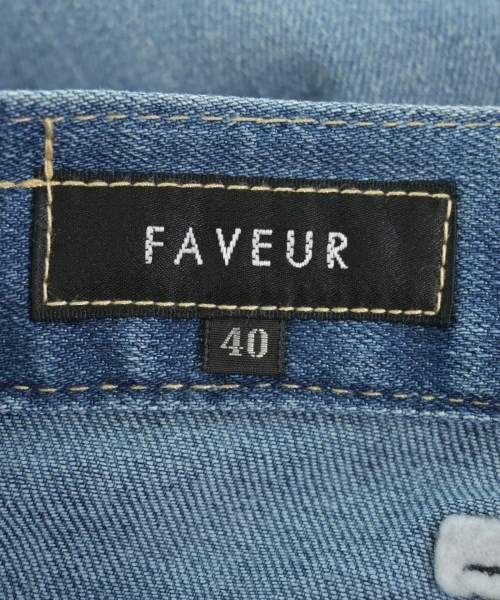 FAVEUR（ファヴール）デニムパンツ 紺 サイズ:40(M位) レディース/2200617634157